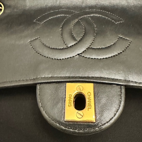 Chanel Lambskin Matelasse single Flap Chain ShoulderBag w/detachable mini wallet - Picture 5 of 15